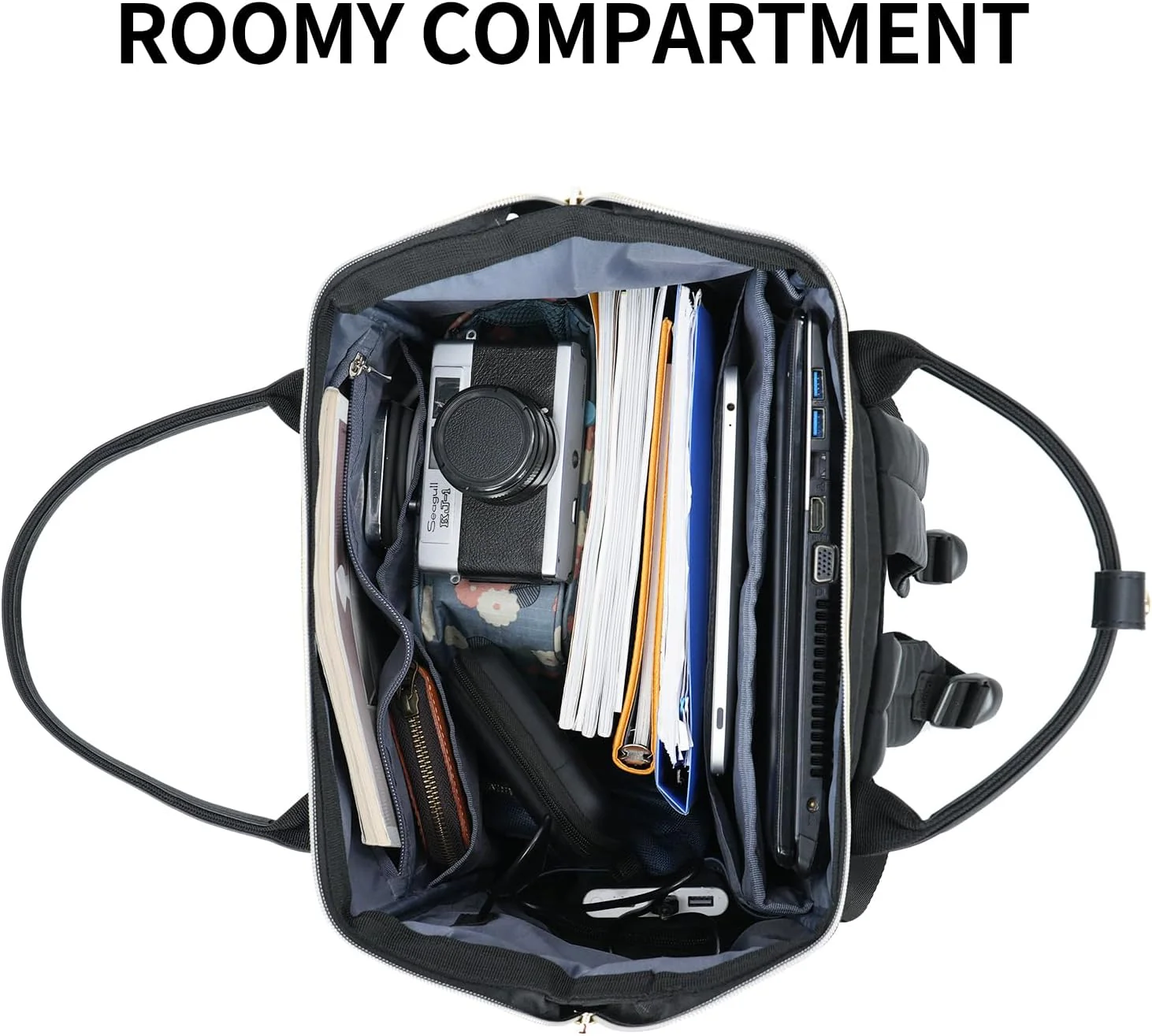 KROSER 15.6" / 17" Laptop Backpack with USB Port - Image 6