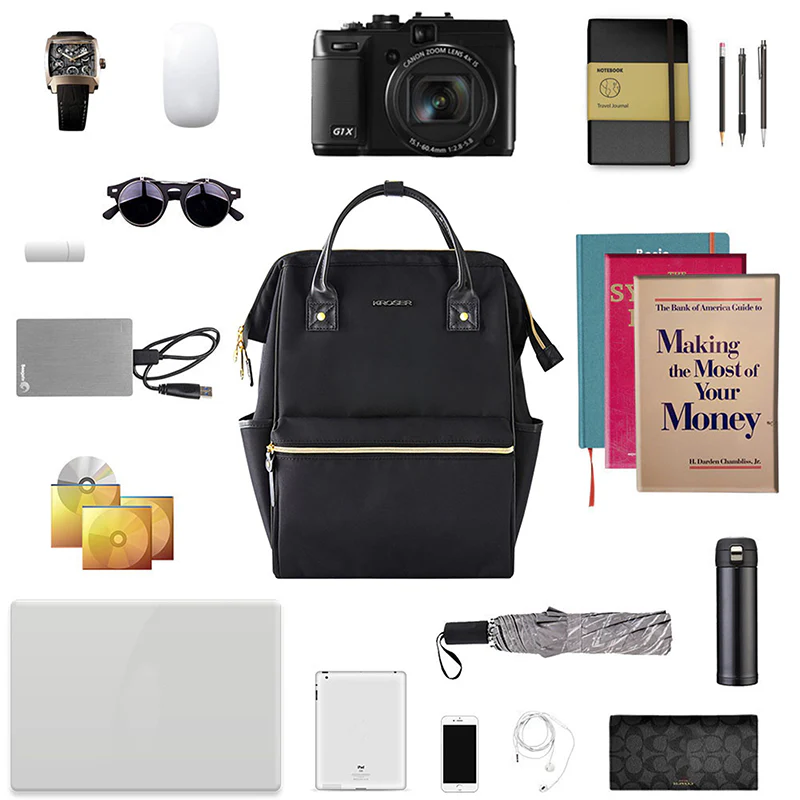 KROSER 15.6" / 17" Laptop Backpack with USB Port - Image 9