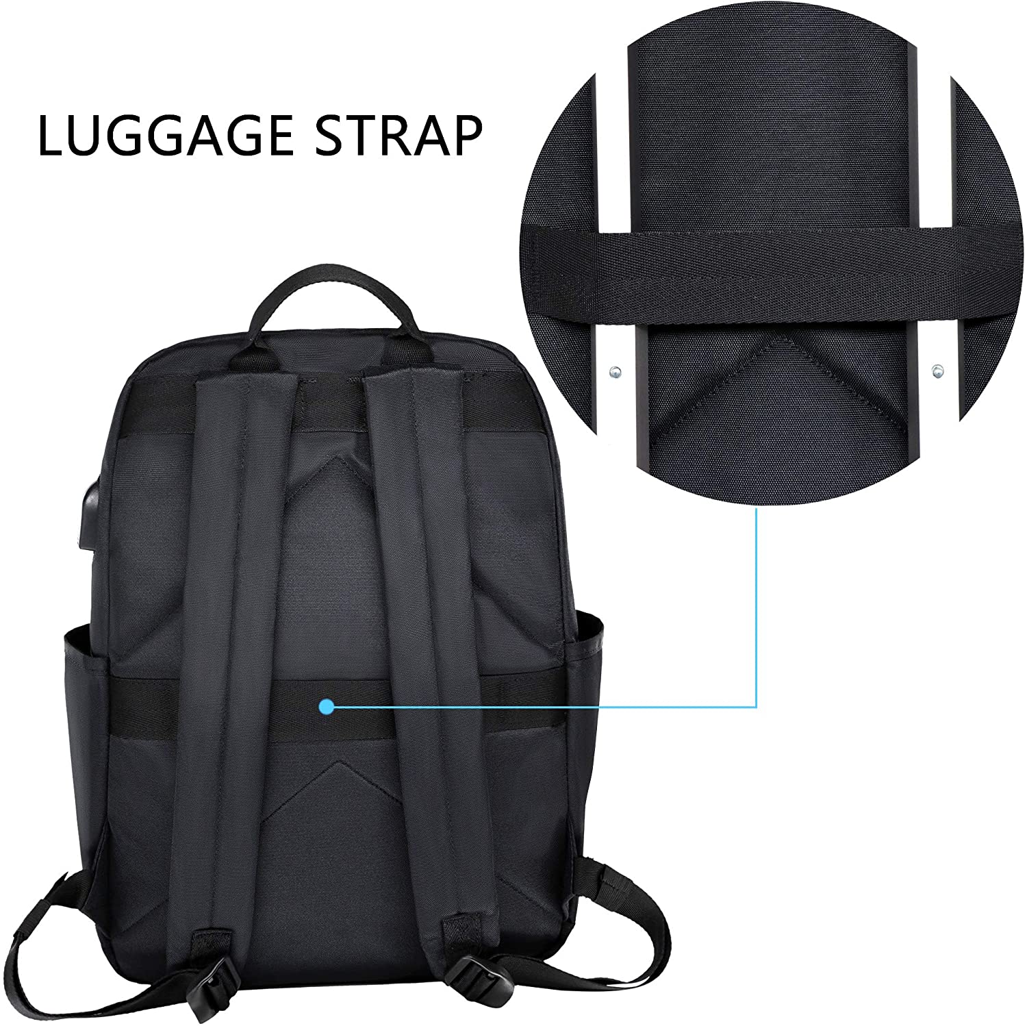KROSER 15.6" Nylon Laptop Backpack - Image 7