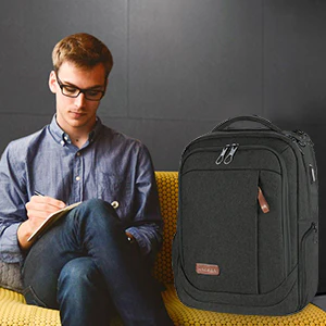 KROSER 17.3" Large Laptop Backpack with USB Charging Port - Image 15