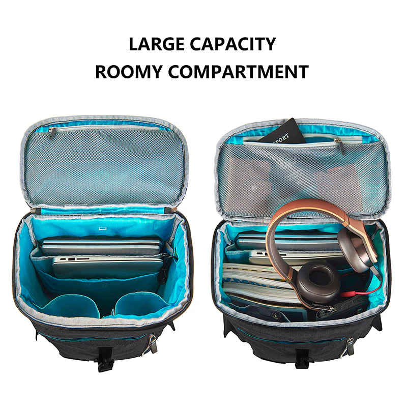 KROSER 17.3" Travel Laptop Backpack with USB Port - Image 4