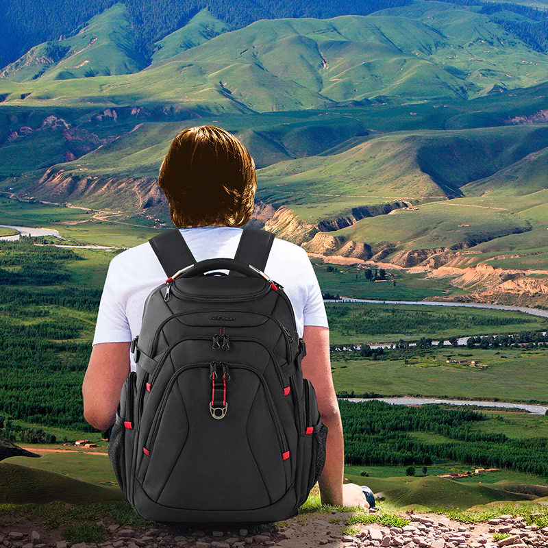 KROSER 17.3" XL Travel Laptop Backpack with Hard Shell & RFID - Image 7