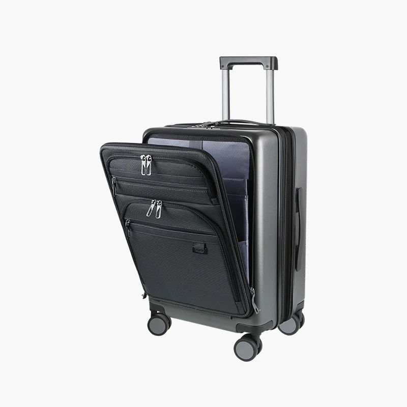 KROSER 20" Expandable Carry-On Luggage with Front Pocket - Image 4