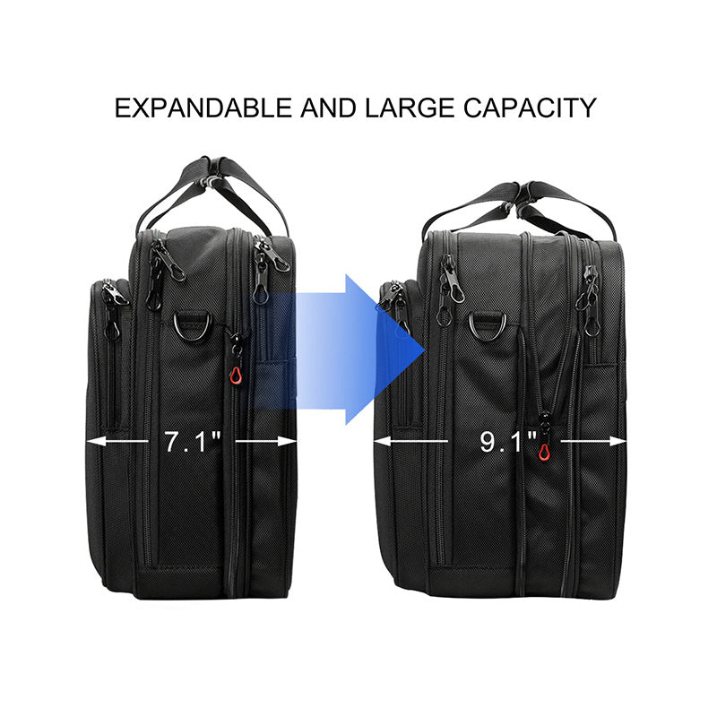 KROSER 18" Expandable Laptop Briefcase - Image 4