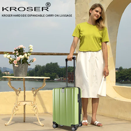 KROSER 20" Hardside Expandable Carry-On Luggage with USB & TSA Lock - Image 12
