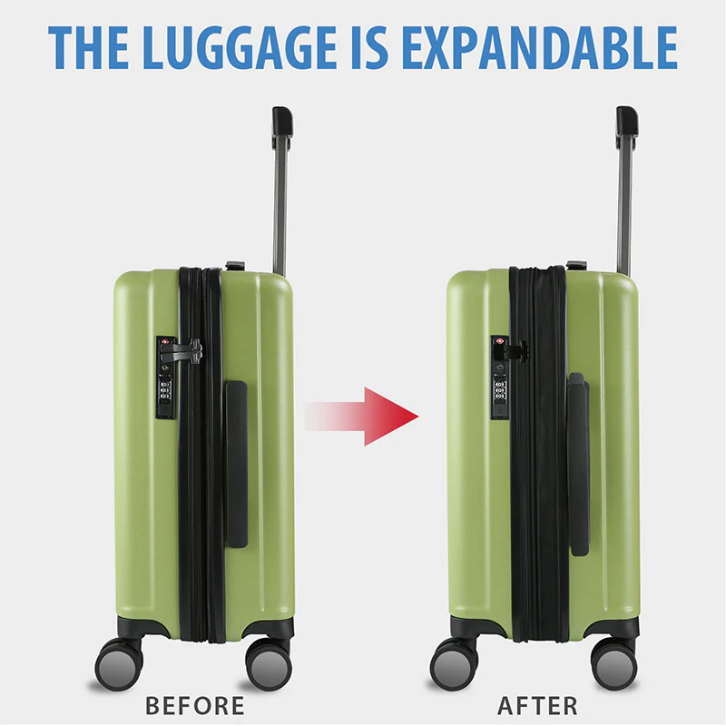 KROSER 20" Hardside Expandable Carry-On Luggage with USB & TSA Lock - Image 9