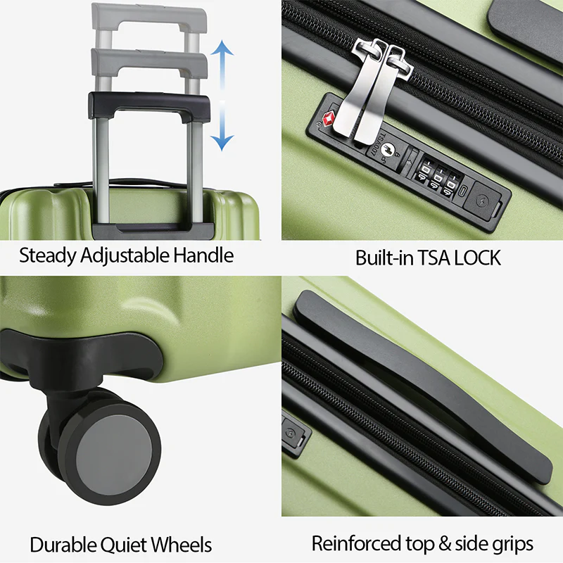 KROSER 20" Hardside Expandable Carry-On Luggage with USB & TSA Lock - Image 10