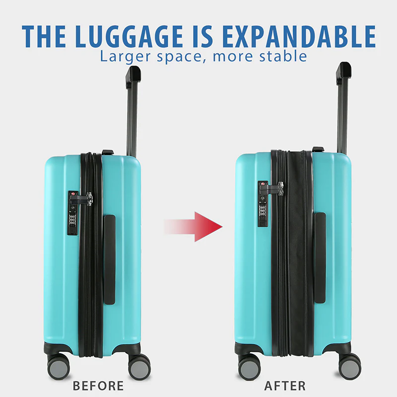 KROSER 20" Hardside Expandable Carry-On Luggage with USB & TSA Lock - Image 3