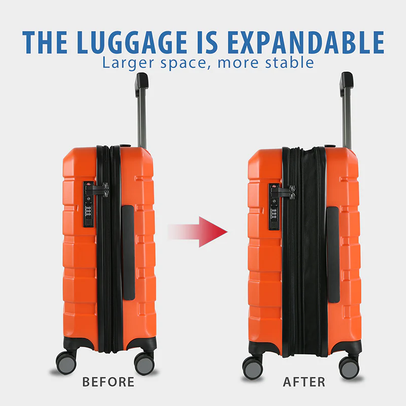 KROSER 20" Hardside Expandable Carry-On Luggage with USB & TSA Lock - Image 5