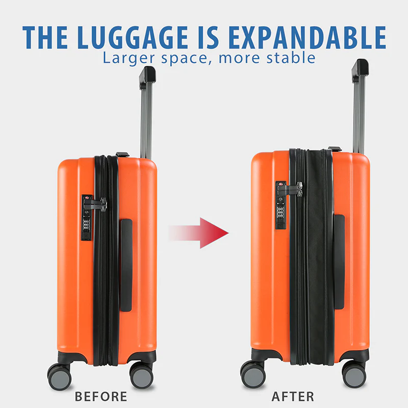KROSER 20" Hardside Expandable Carry-On Luggage with USB & TSA Lock - Image 15