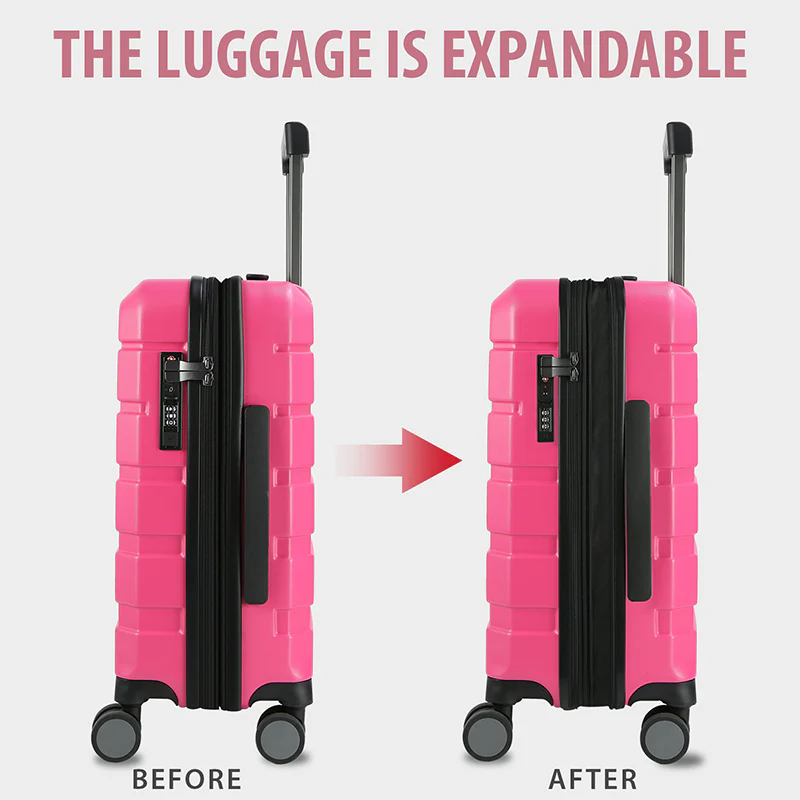 KROSER 20" Hardside Expandable Carry-On Luggage with USB & TSA Lock - Image 5