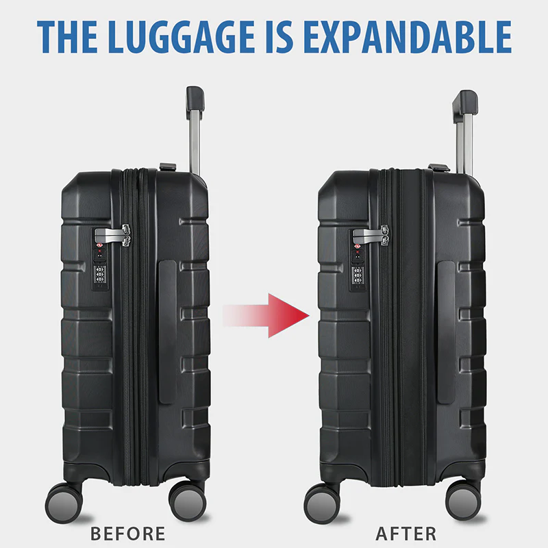 KROSER 20" Hardside Expandable Carry-On Luggage with TSA Lock - Image 5