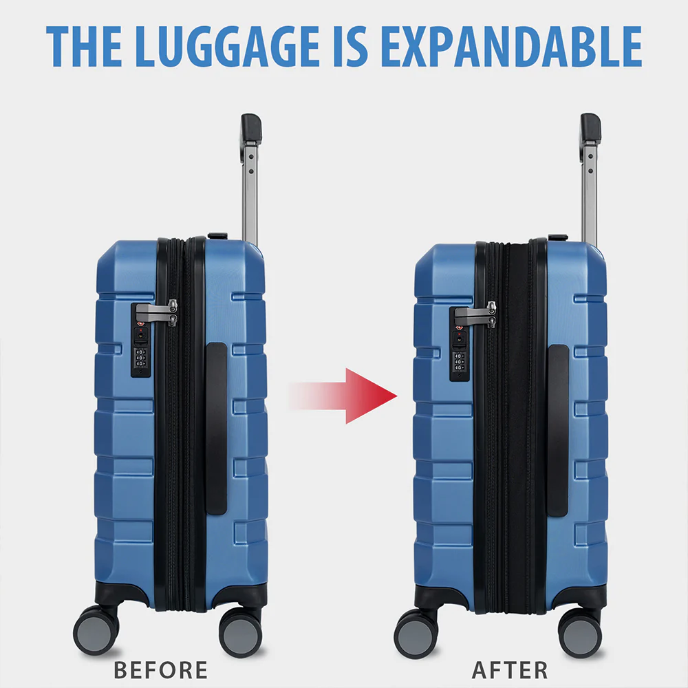 KROSER 20" Hardside Expandable Carry-On Luggage with TSA Lock - Image 5