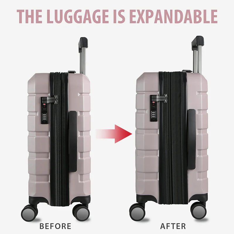 KROSER 20" Hardside Expandable Carry-On Luggage with TSA Lock - Image 4