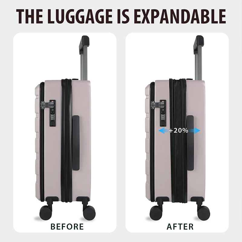 KROSER 20" Top-Loading Carry-On Luggage with USB & TSA Lock - Image 6