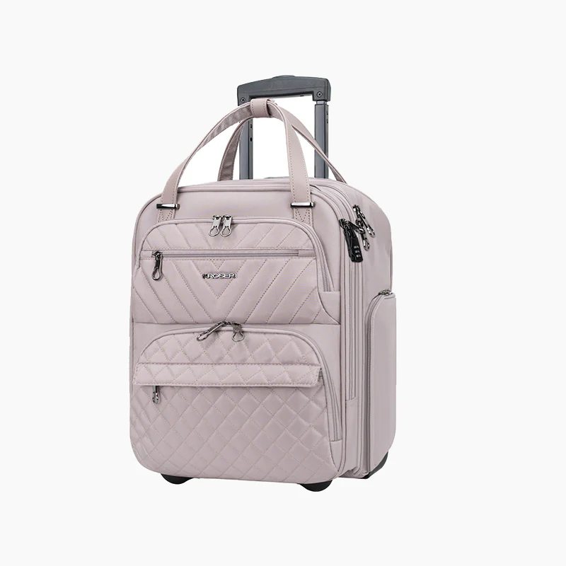 KROSER 16" Underseat Carry-On Suitcase with Laptop Compartment - Image 3